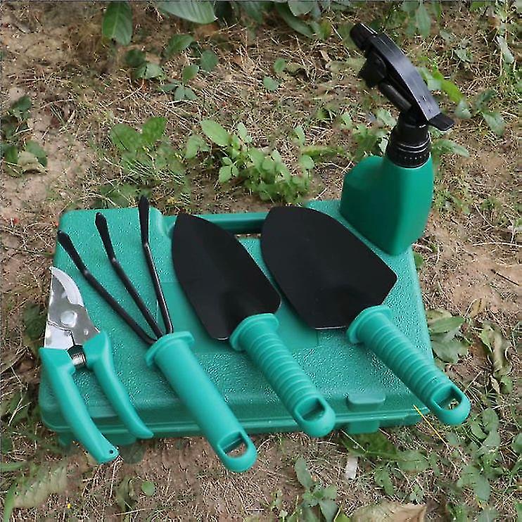 Versatile YL025 Gardening Tool Set for Pots & Plants - Stainless Steel 5-Piece Kit