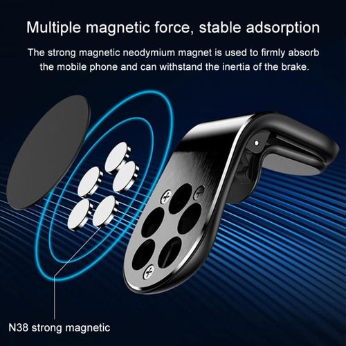 Compact Magnetic Car Phone Holder – Universal Air Vent Mount