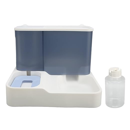 Large Capacity 2-in-1 Cat Feeder & Water Dispenser - Automatic Pet Feeding Solution