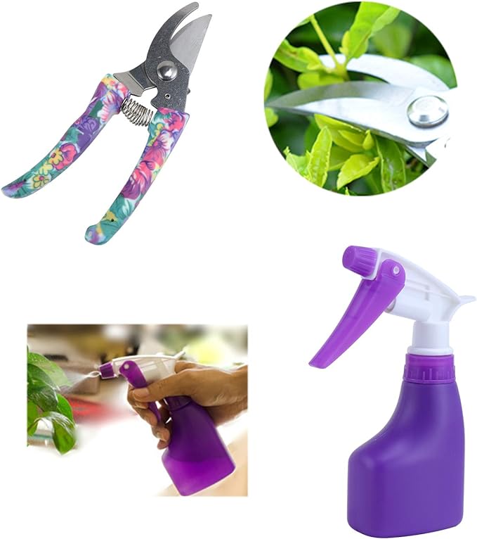 Versatile YL025 Gardening Tool Set for Pots & Plants - Stainless Steel 5-Piece Kit