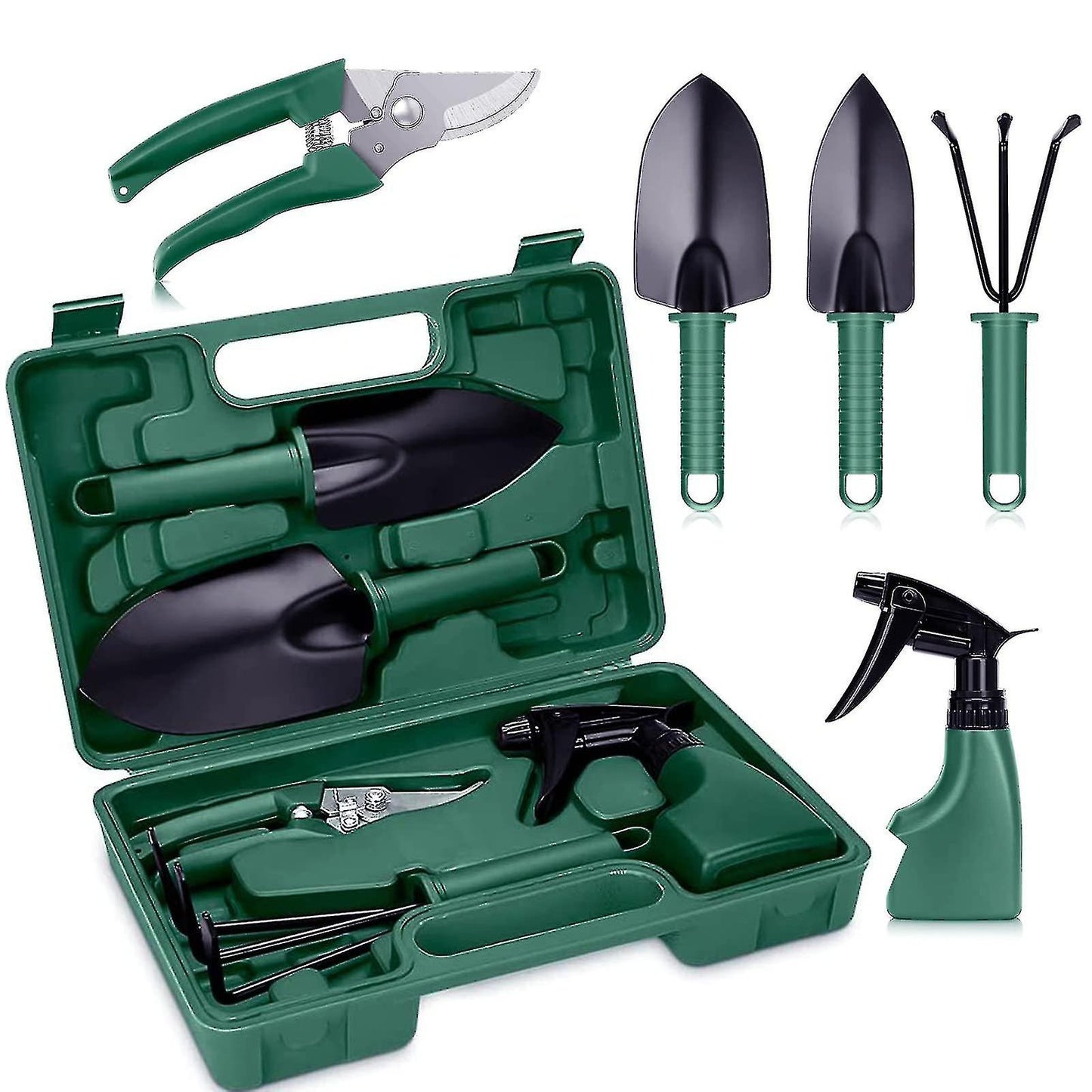 Versatile YL025 Gardening Tool Set for Pots & Plants - Stainless Steel 5-Piece Kit