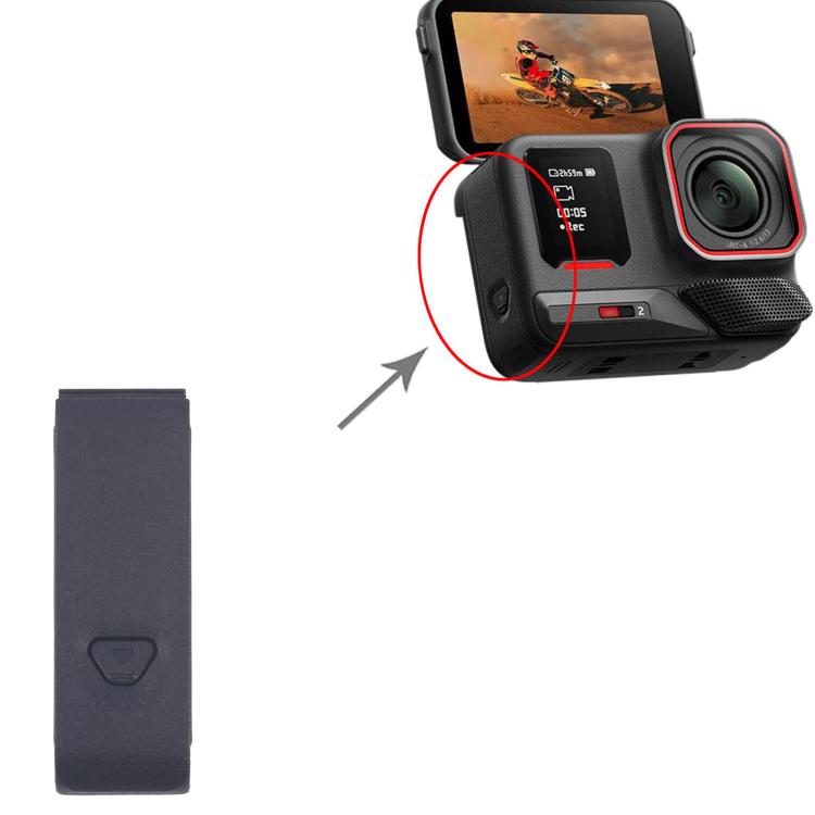 Insta360 Ace Pro 2 Replacement Battery Side Cover (Black) - Restore Your Device's Fresh Look