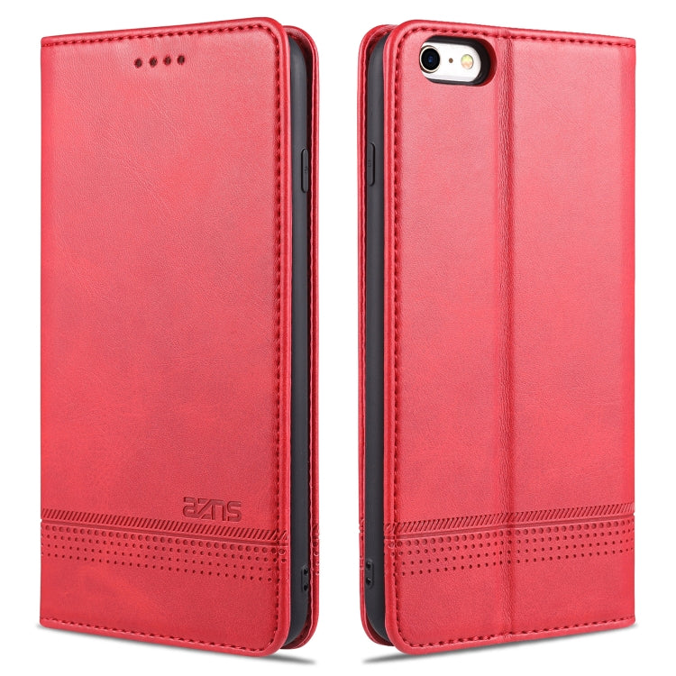iPhone 6 Plus Leather Wallet Case with Card Holder & Magnetic Closure