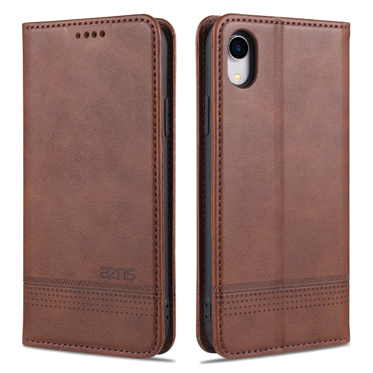 iPhone XR Leather Wallet Case with Card Holder & Magnetic Closure