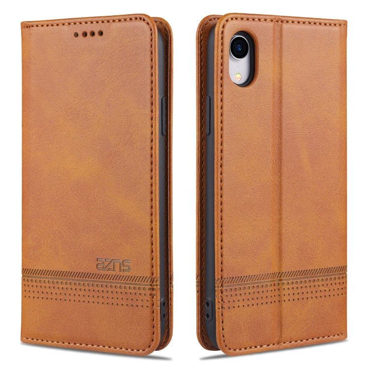 iPhone XR Leather Wallet Case with Card Holder & Magnetic Closure