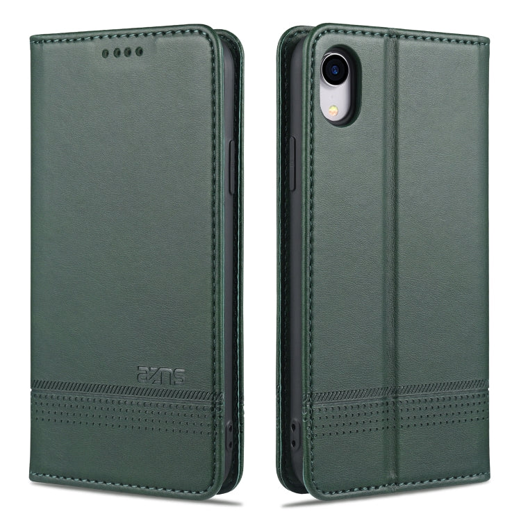 iPhone XR Leather Wallet Case with Card Holder & Magnetic Closure