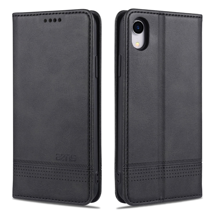 iPhone XR Leather Wallet Case with Card Holder & Magnetic Closure