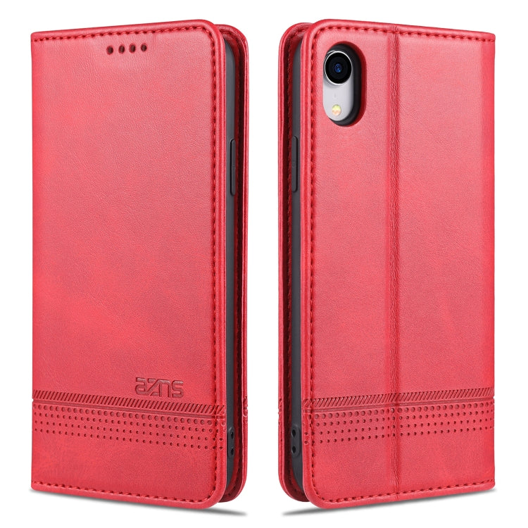 iPhone XR Leather Wallet Case with Card Holder & Magnetic Closure