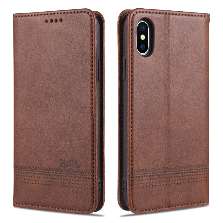iPhone XS Max Leather Wallet Case with Card Holder & Magnetic Closure
