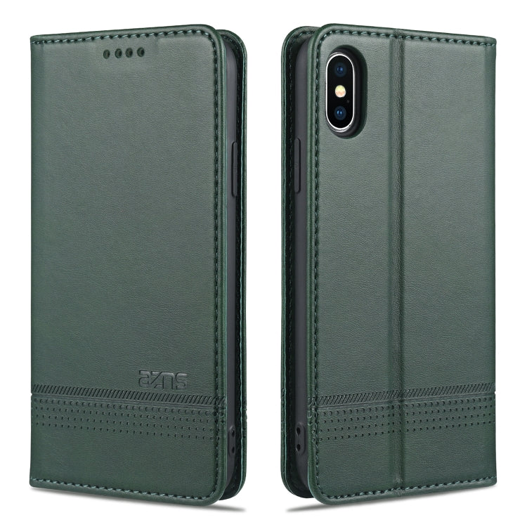 iPhone XS Max Leather Wallet Case with Card Holder & Magnetic Closure