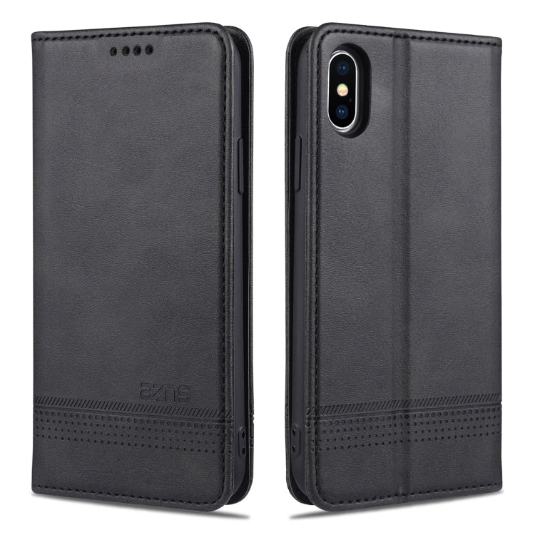 iPhone XS Max Leather Wallet Case with Card Holder & Magnetic Closure