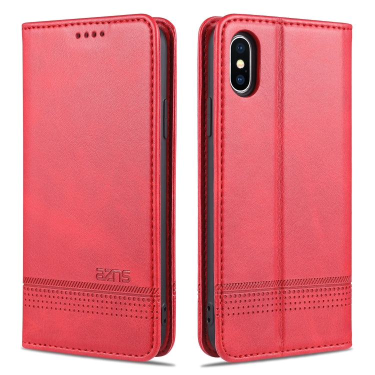 iPhone XS Max Leather Wallet Case with Card Holder & Magnetic Closure