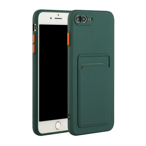 iPhone 7 Plus/8 Plus Shockproof TPU Case with Card Holder - Durable & Lightweight Design
