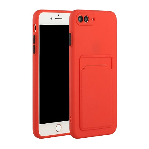 iPhone 7 Plus/8 Plus Shockproof TPU Case with Card Holder - Durable & Lightweight Design