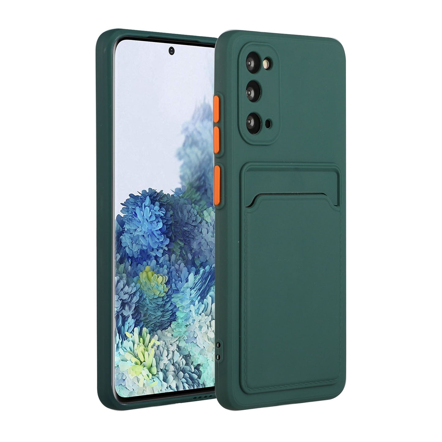 For Samsung Galaxy S20 Shockproof TPU Case with Card Holder - Durable & Lightweight Design