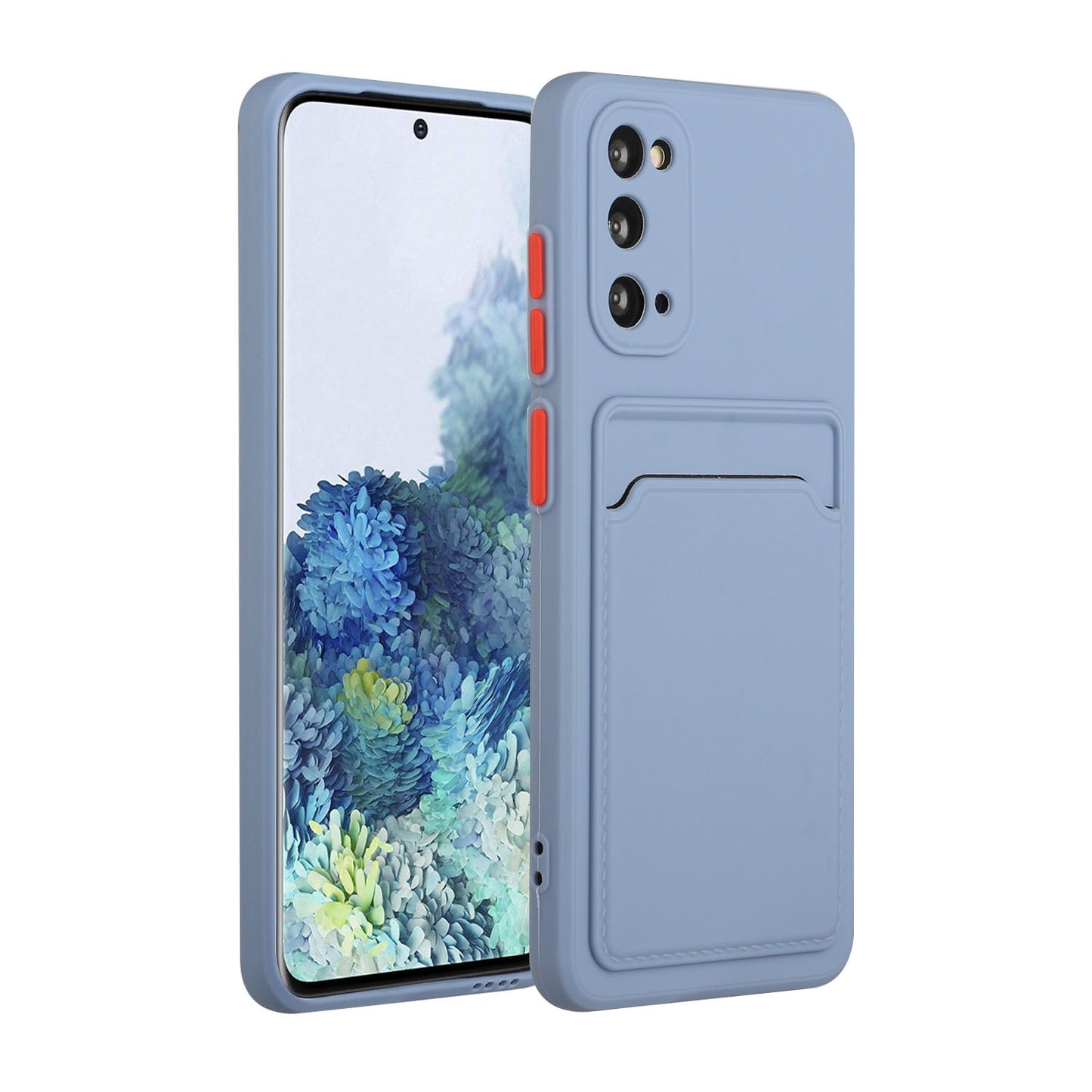 For Samsung Galaxy S20 Shockproof TPU Case with Card Holder - Durable & Lightweight Design