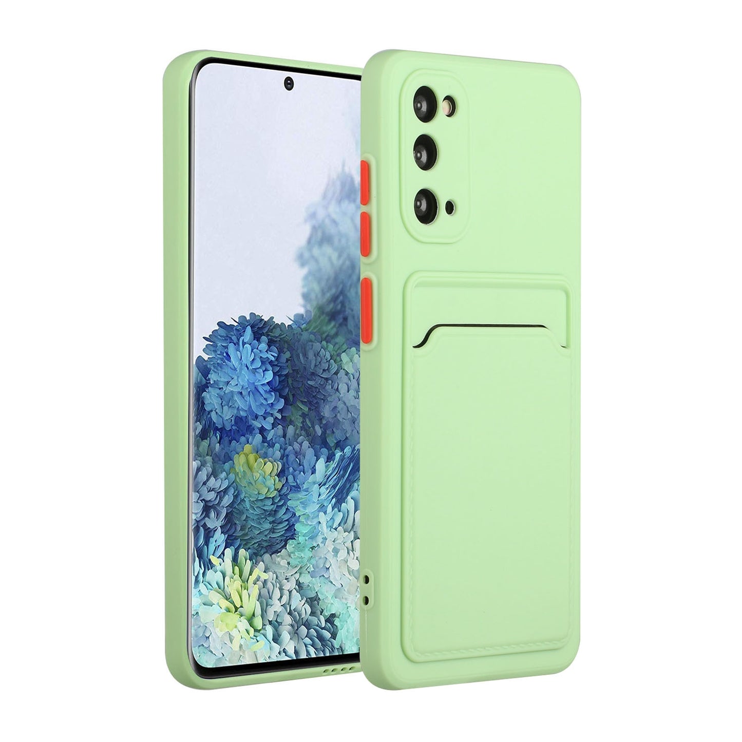 For Samsung Galaxy S20 Shockproof TPU Case with Card Holder - Durable & Lightweight Design