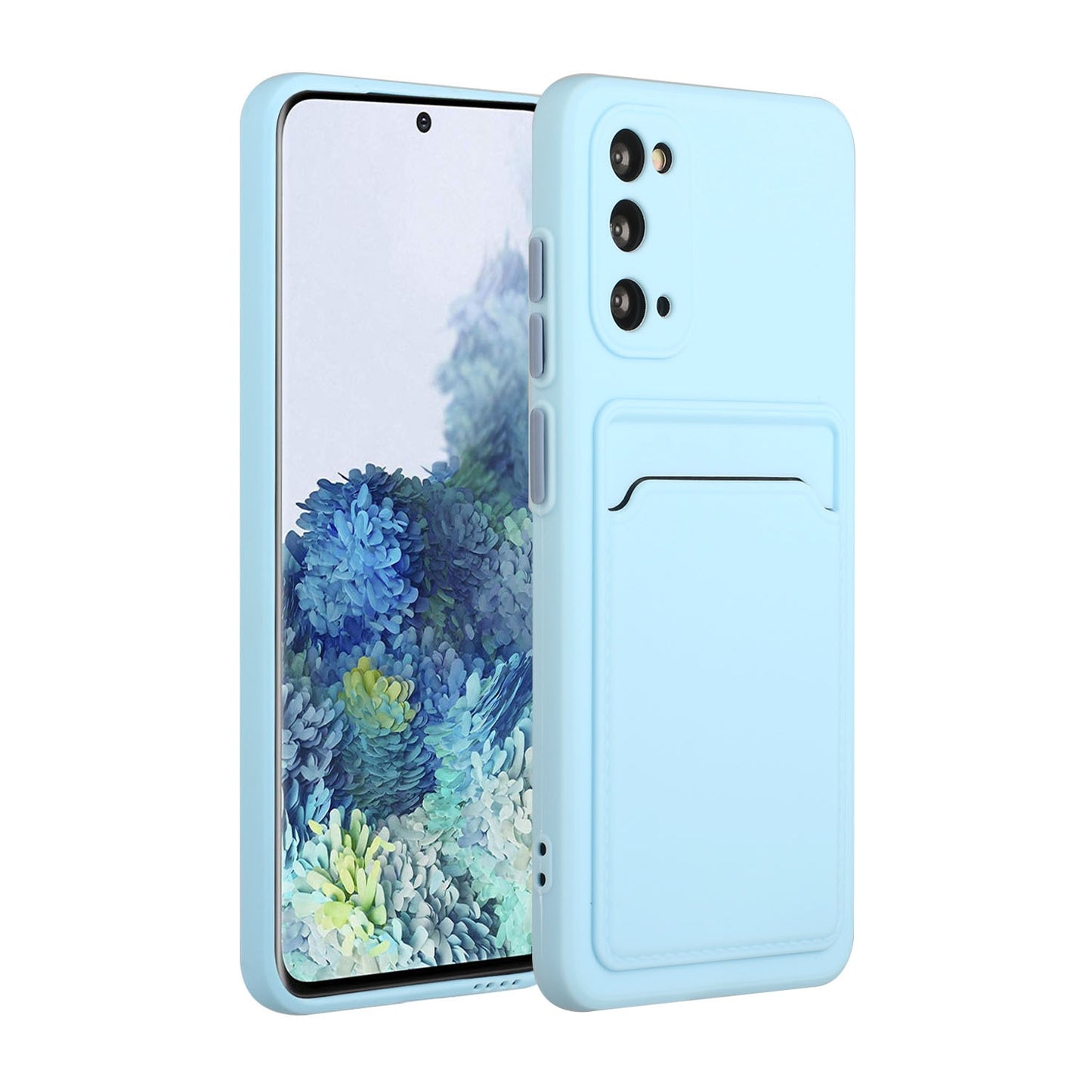 For Samsung Galaxy S20 Shockproof TPU Case with Card Holder - Durable & Lightweight Design