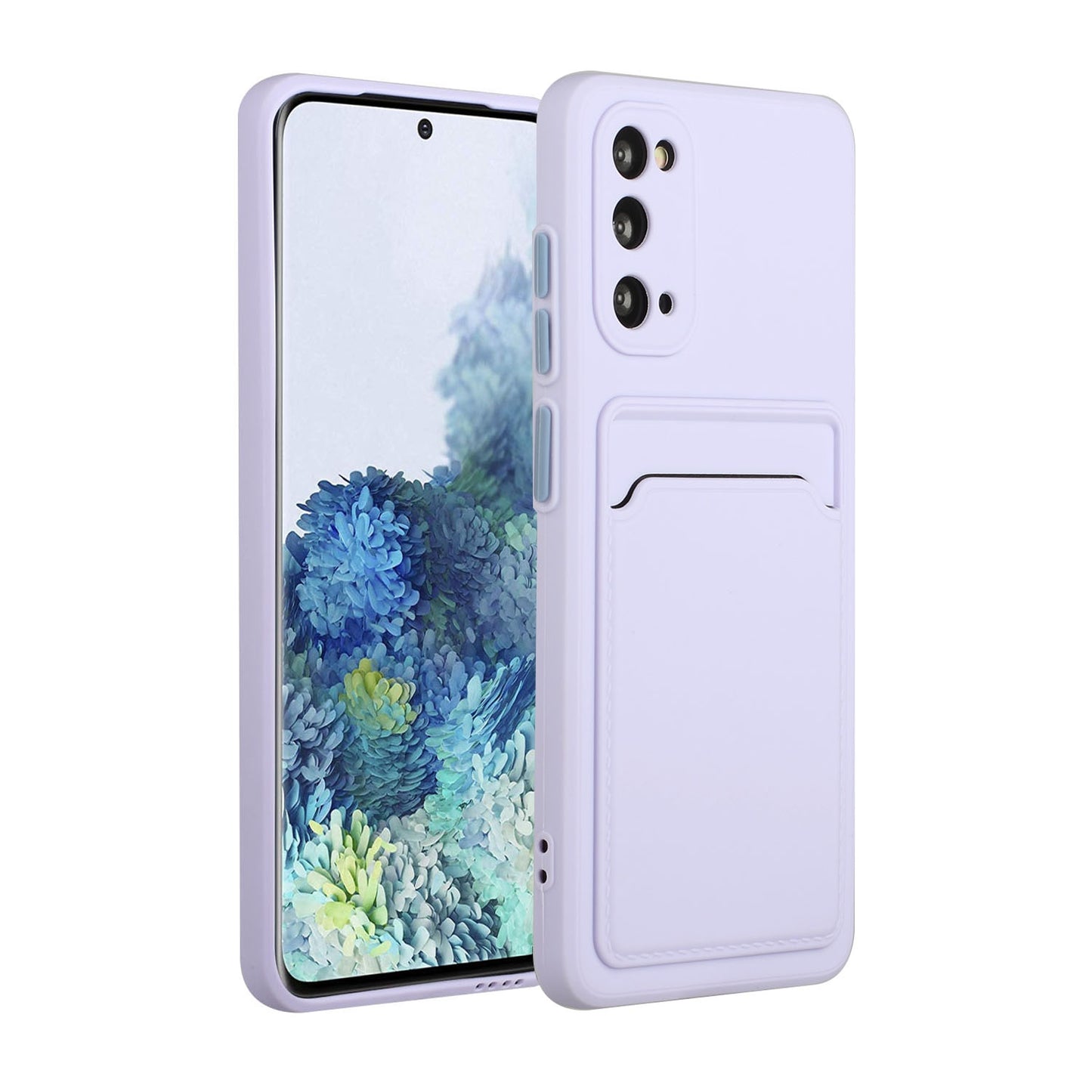 For Samsung Galaxy S20 Shockproof TPU Case with Card Holder - Durable & Lightweight Design