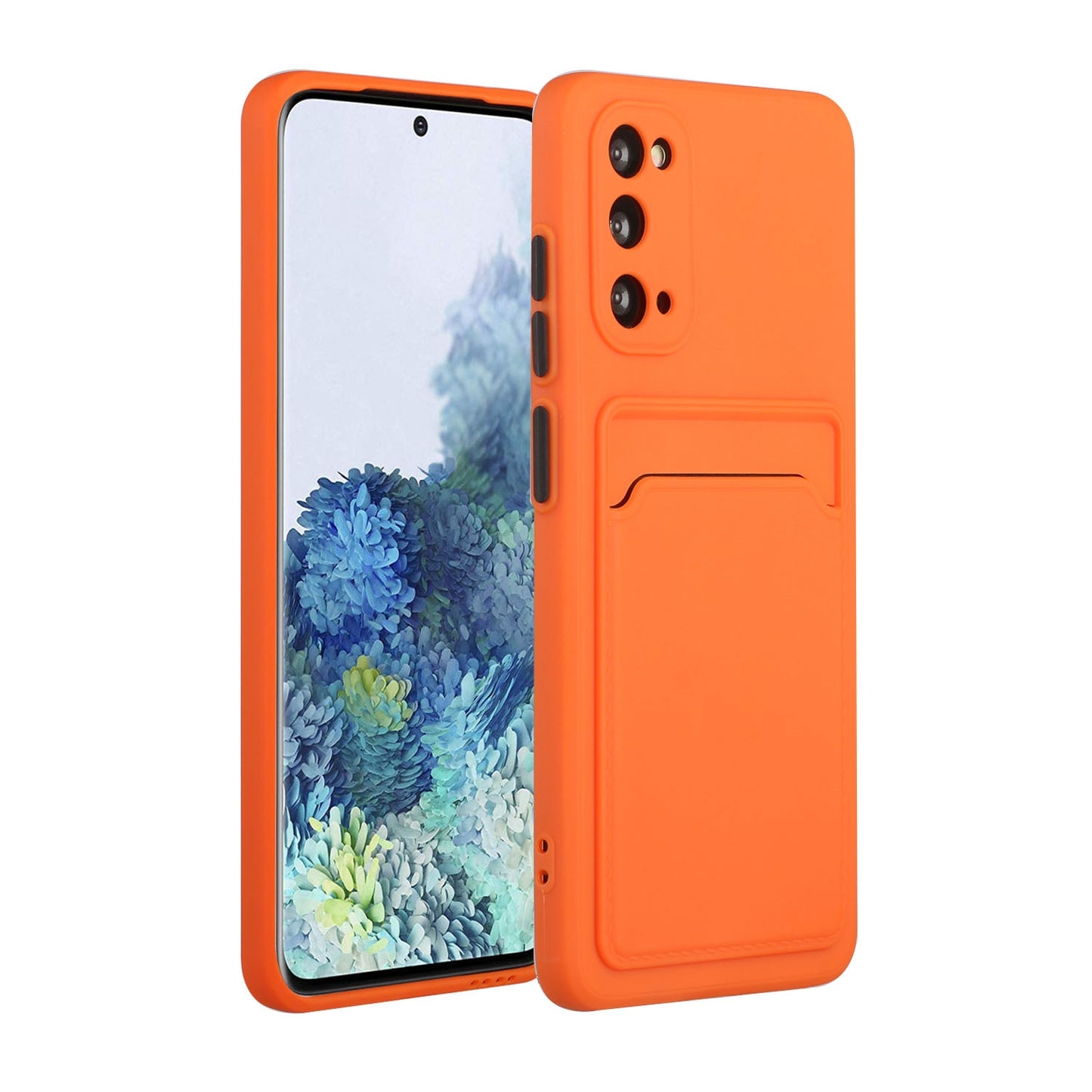 For Samsung Galaxy S20 Shockproof TPU Case with Card Holder - Durable & Lightweight Design