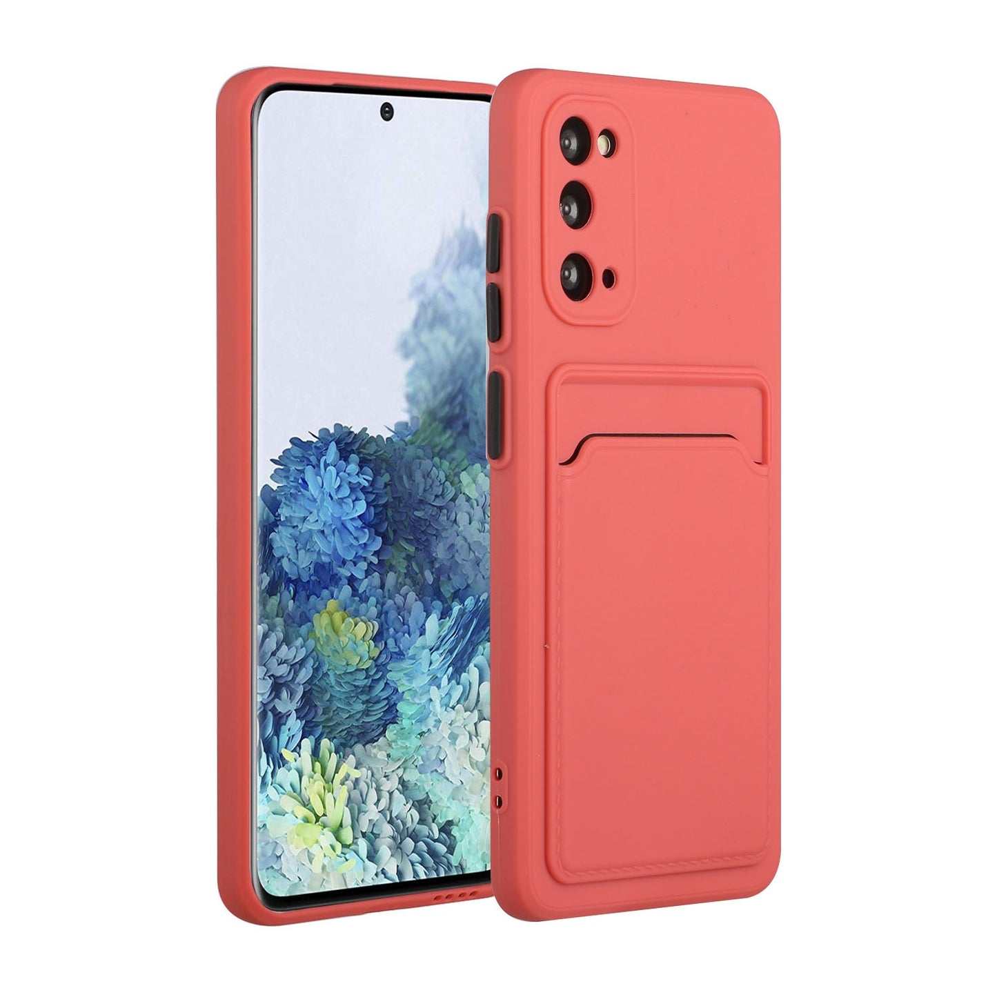 For Samsung Galaxy S20 Shockproof TPU Case with Card Holder - Durable & Lightweight Design