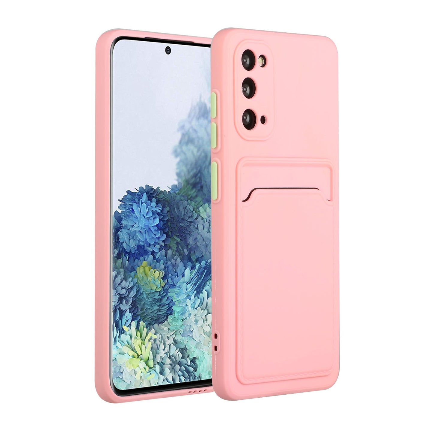 For Samsung Galaxy S20 Shockproof TPU Case with Card Holder - Durable & Lightweight Design