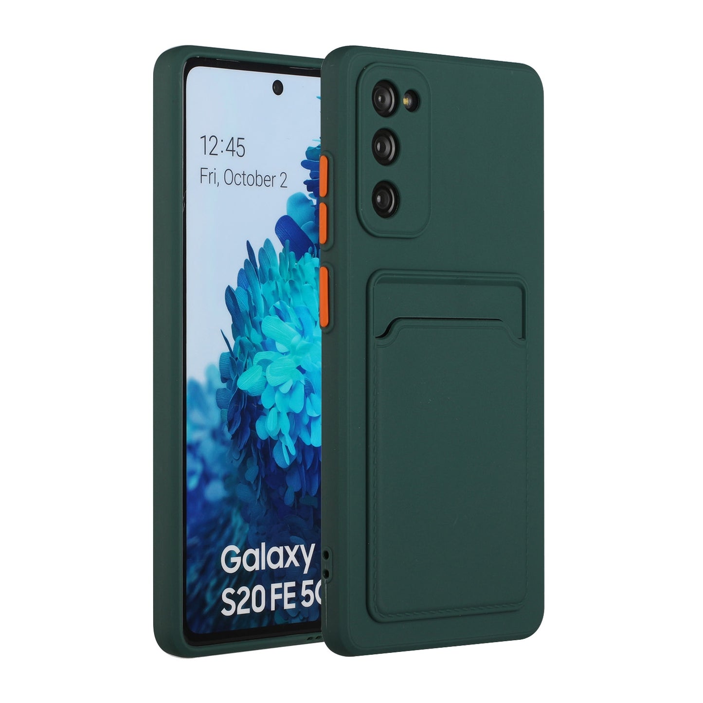 For Samsung Galaxy S20 FE Shockproof TPU Case with Card Holder - Durable & Lightweight Design