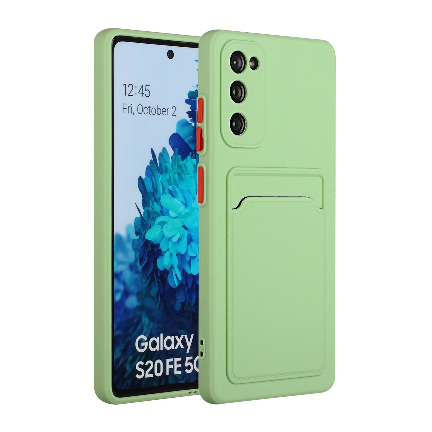 For Samsung Galaxy S20 FE Shockproof TPU Case with Card Holder - Durable & Lightweight Design