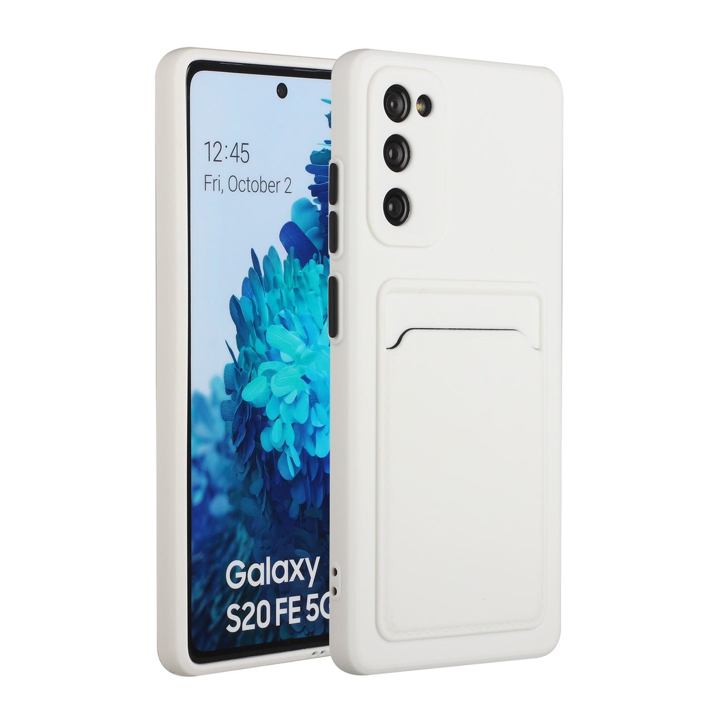 For Samsung Galaxy S20 FE Shockproof TPU Case with Card Holder - Durable & Lightweight Design