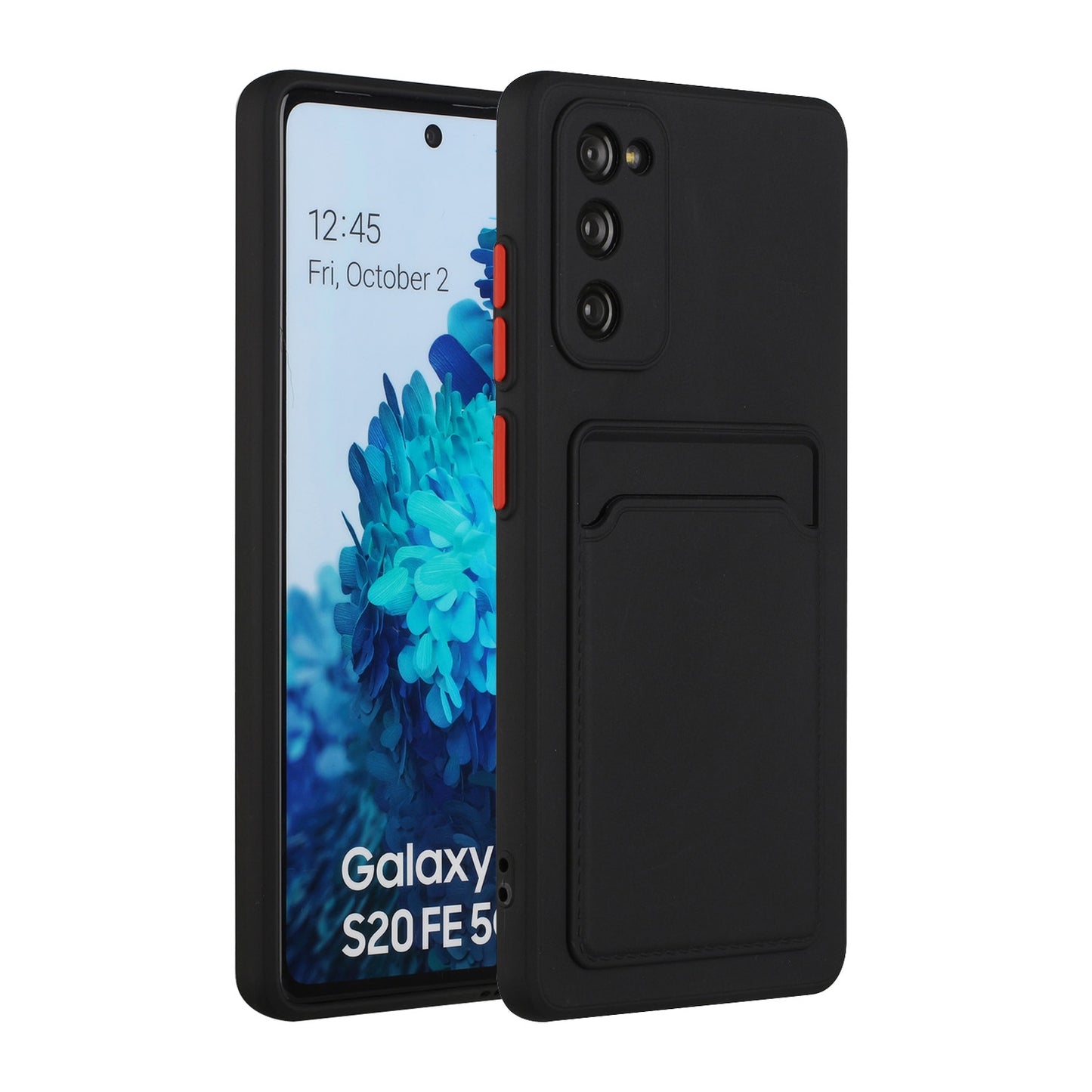 For Samsung Galaxy S20 FE Shockproof TPU Case with Card Holder - Durable & Lightweight Design