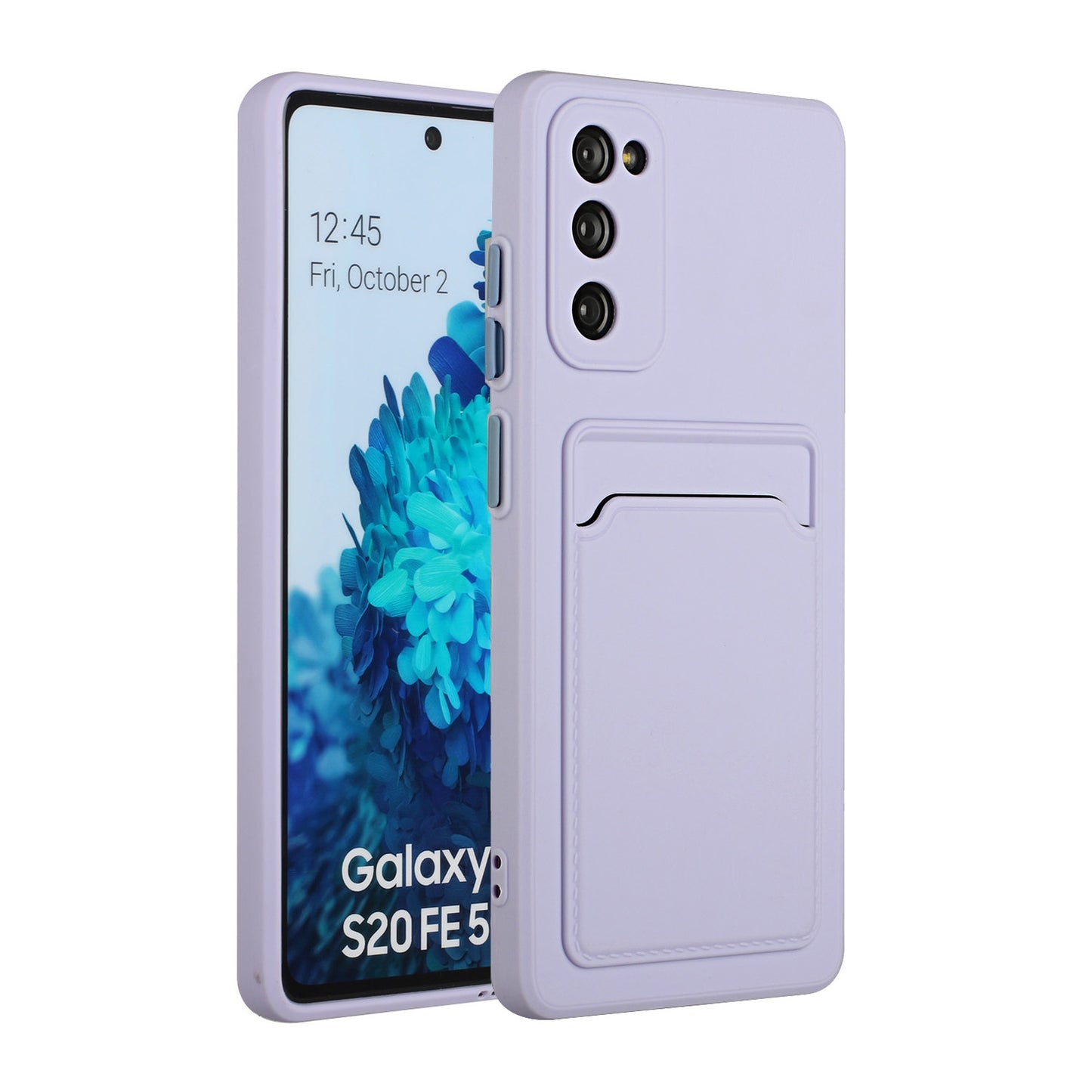 For Samsung Galaxy S20 FE Shockproof TPU Case with Card Holder - Durable & Lightweight Design