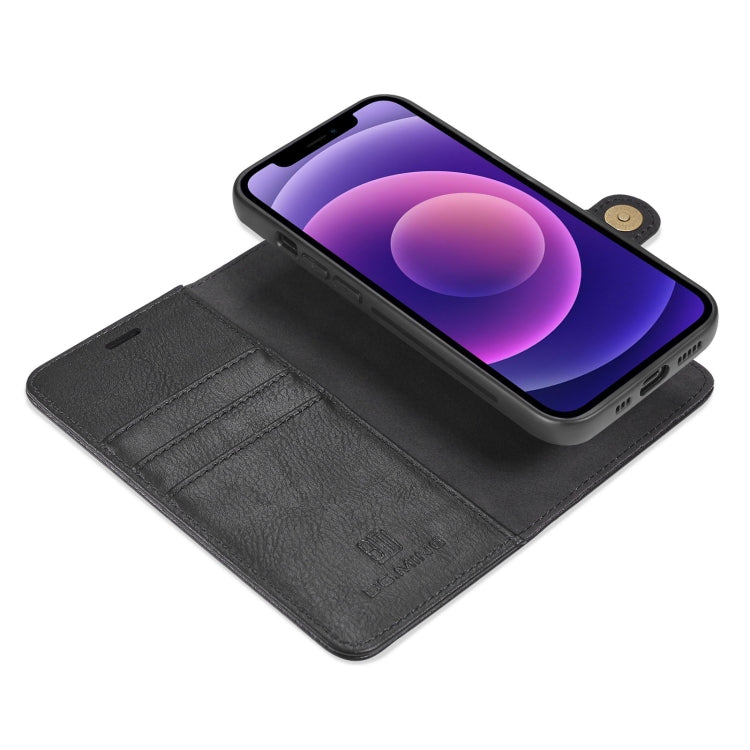 iPhone 13 Mini Leather Wallet Case - Detachable & Magnetic - Card Slots