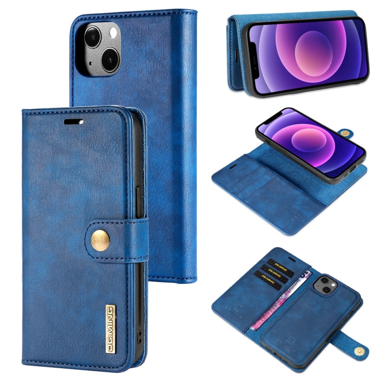 iPhone 13 Mini Leather Wallet Case - Detachable & Magnetic - Card Slots