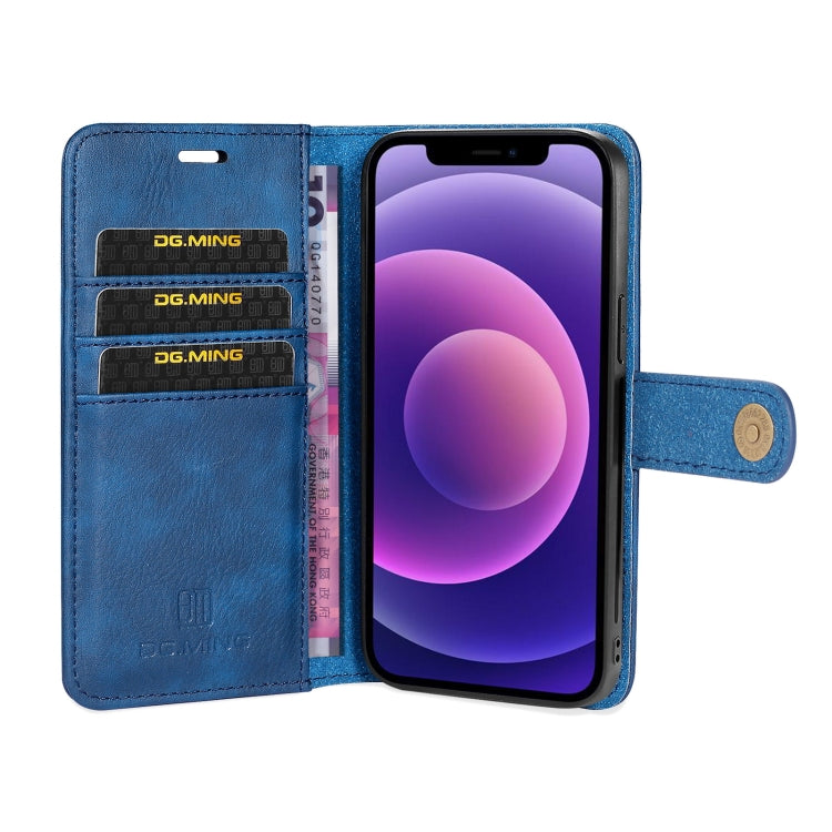 iPhone 13 Mini Leather Wallet Case - Detachable & Magnetic - Card Slots