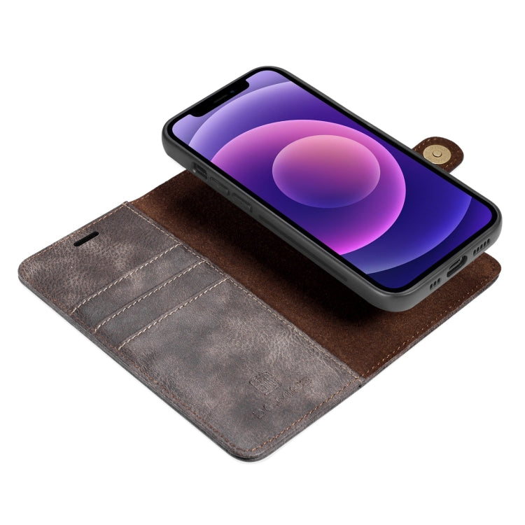 iPhone 13 Leather Wallet Case - Detachable & Magnetic - Card Slots