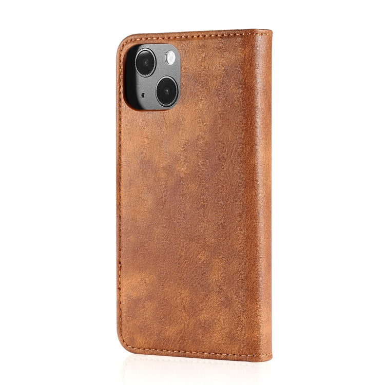 iPhone 13 Leather Wallet Case - Detachable & Magnetic - Card Slots