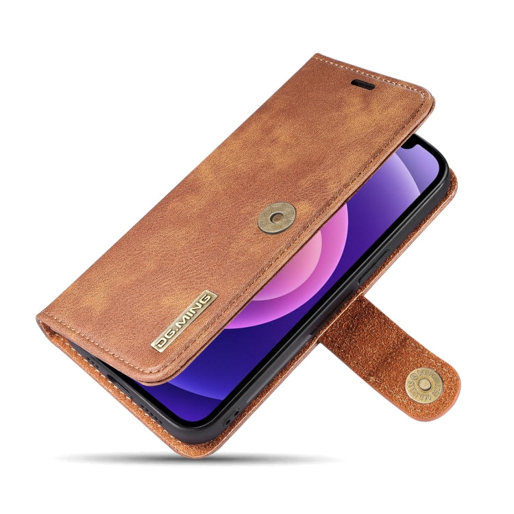 iPhone 13 Leather Wallet Case - Detachable & Magnetic - Card Slots