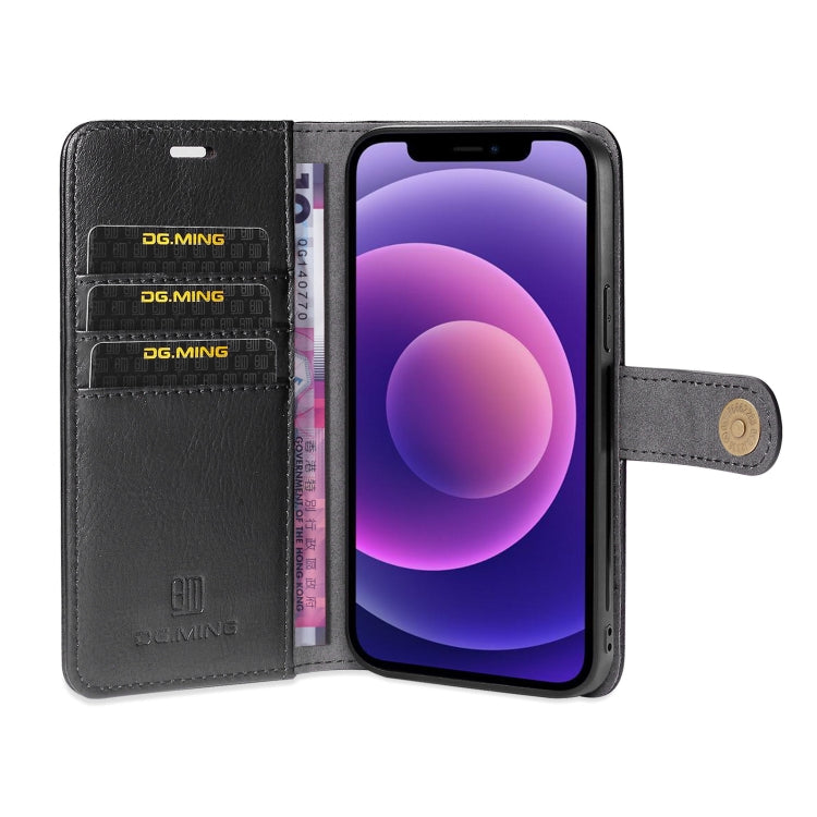 iPhone 13 Leather Wallet Case - Detachable & Magnetic - Card Slots