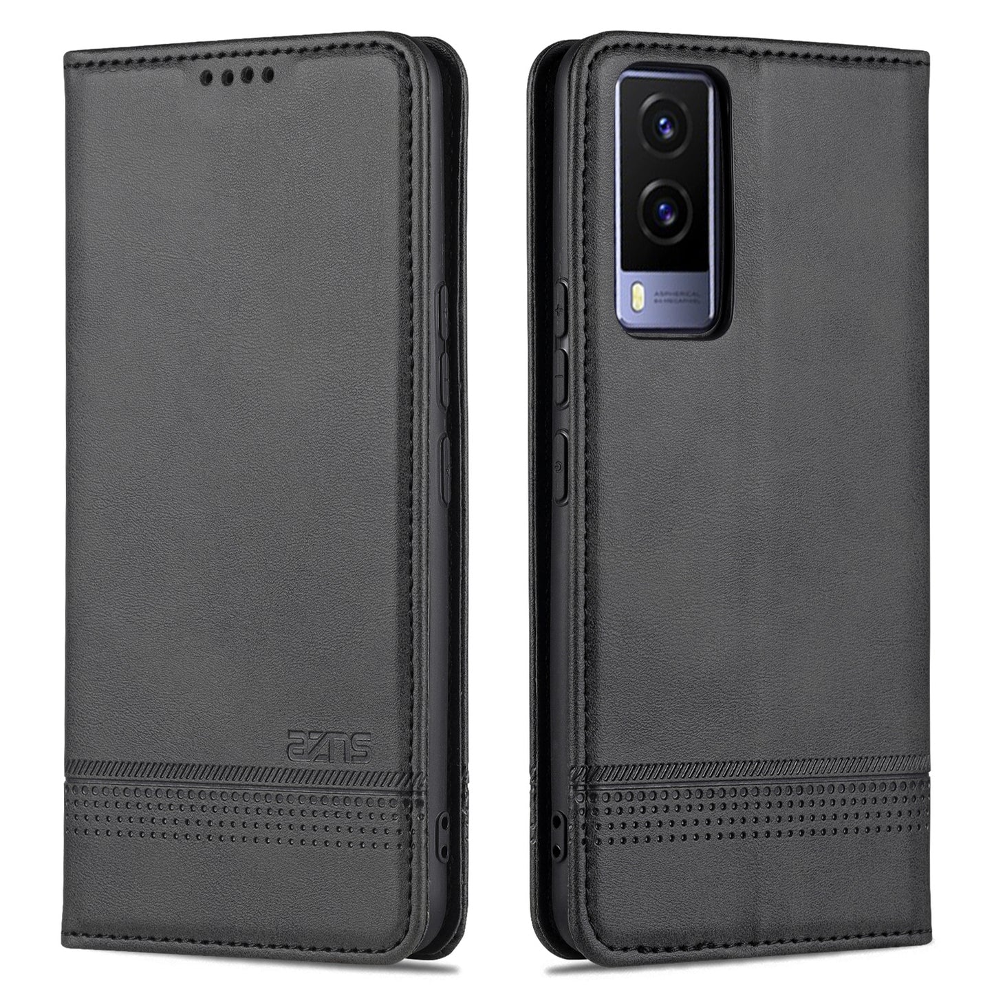 For Vivo Y71t/V21e 5G Leather Wallet Case with Card Holder & Magnetic Closure
