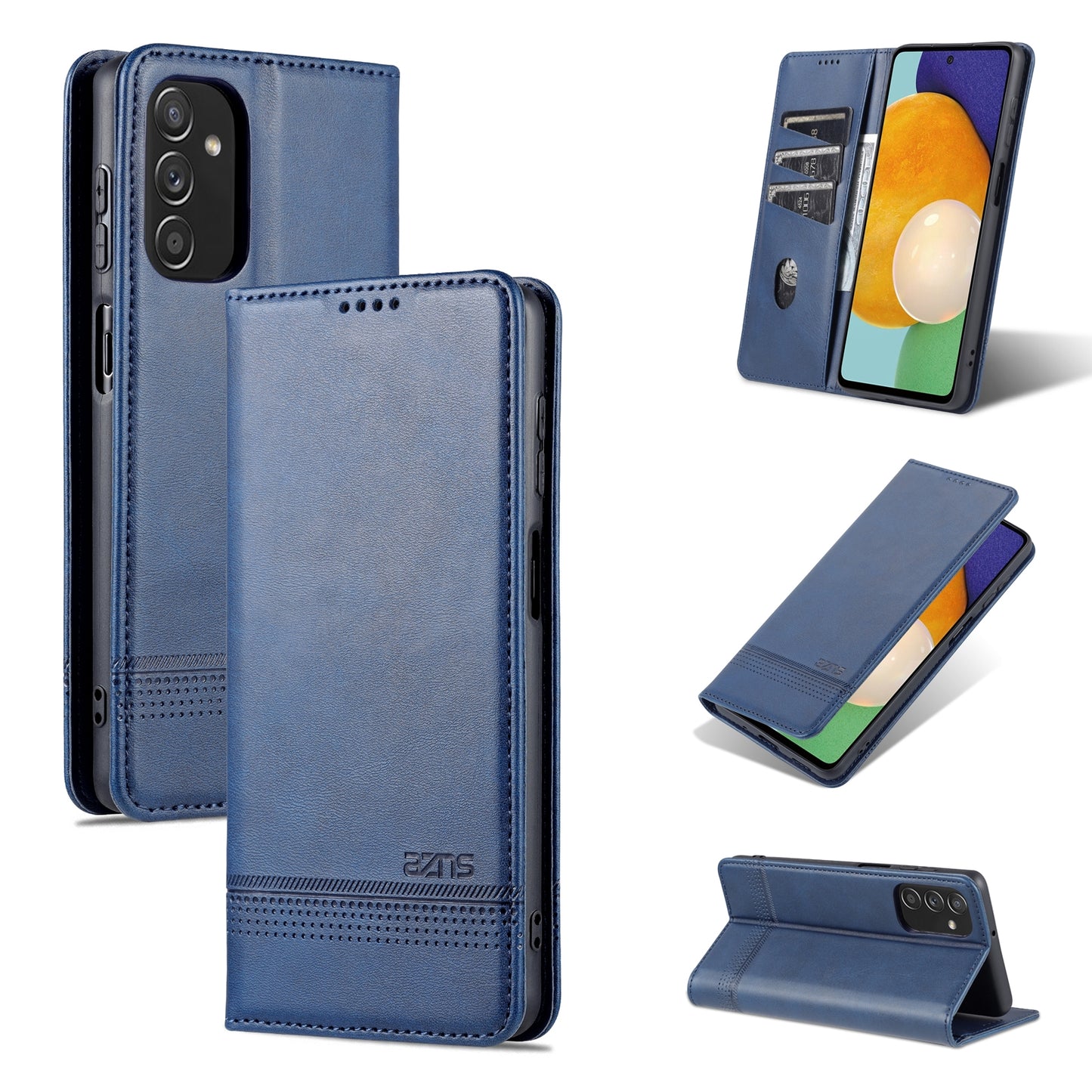 For Samsung Galaxy M52 5G Leather Wallet Case with Card Holder & Magnetic Closure