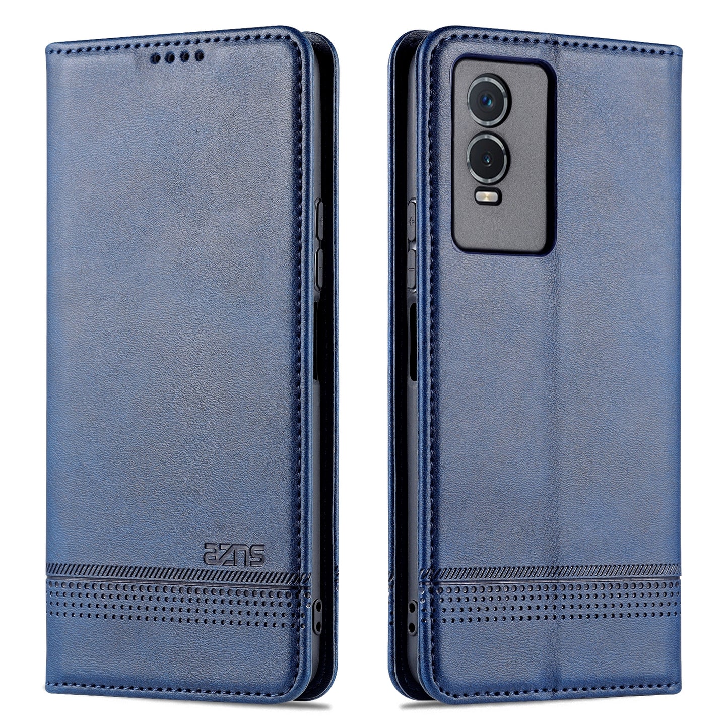 For Vivo Y76s/Y74s Leather Wallet Case with Card Holder & Magnetic Closure