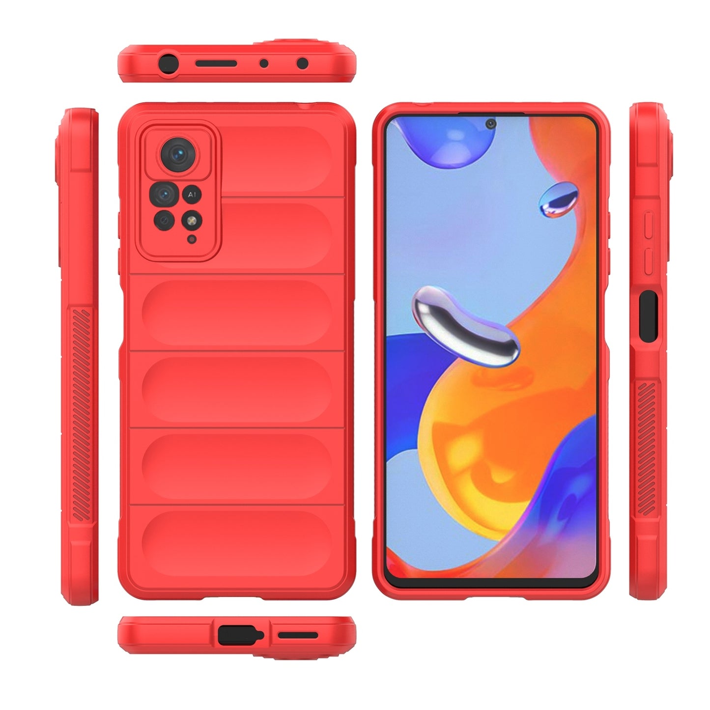 Xiaomi Redmi Note 11 Pro Magic Shield TPU + Flannel Phone Case - Stylish, Durable, and Lightweight Protection