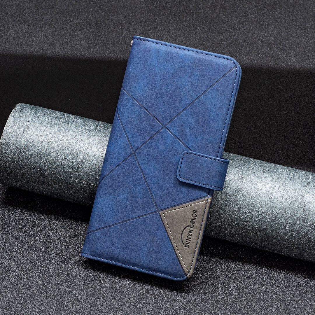 For Xiaomi 12 Lite Rhombus Texture Leather Phone Case with Magnetic Buckle and Card Holder