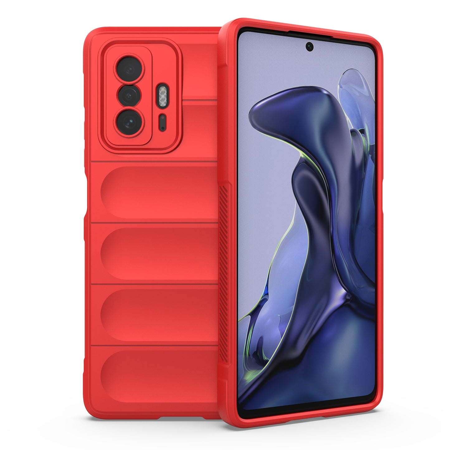 For Xiaomi 11T Magic Shield TPU + Flannel Phone Case - Stylish, Durable, and Lightweight Protection