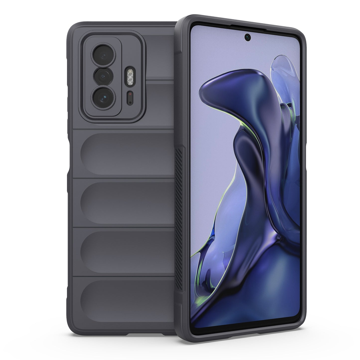 For Xiaomi 11T Magic Shield TPU + Flannel Phone Case - Stylish, Durable, and Lightweight Protection