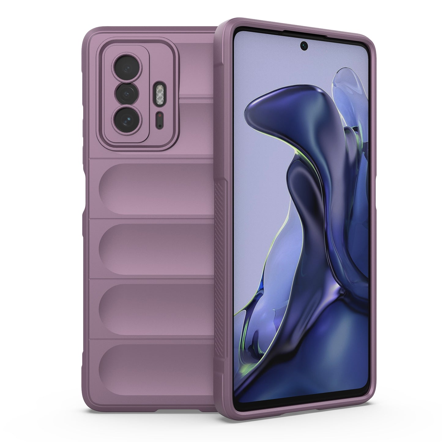 For Xiaomi 11T Magic Shield TPU + Flannel Phone Case - Stylish, Durable, and Lightweight Protection