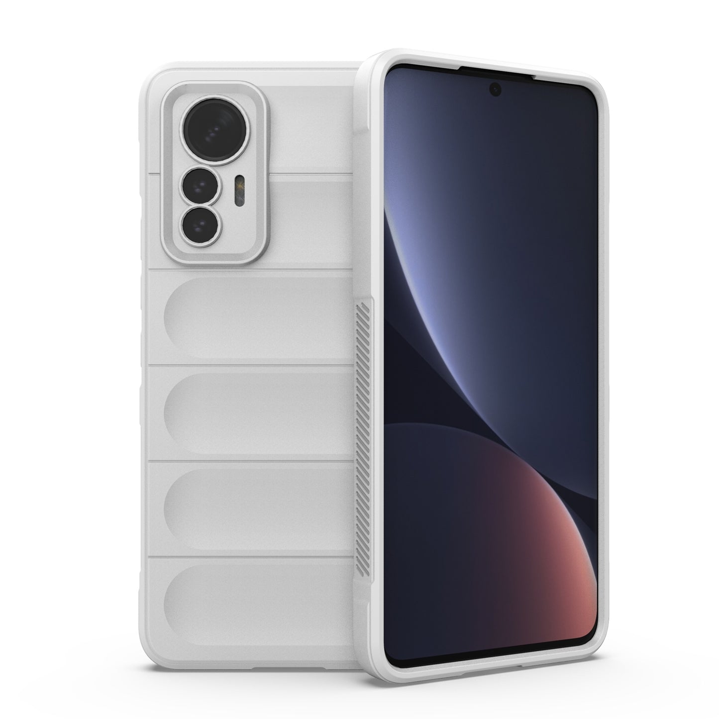 For Xiaomi 12 Lite Magic Shield TPU + Flannel Phone Case - Stylish, Durable, and Lightweight Protection