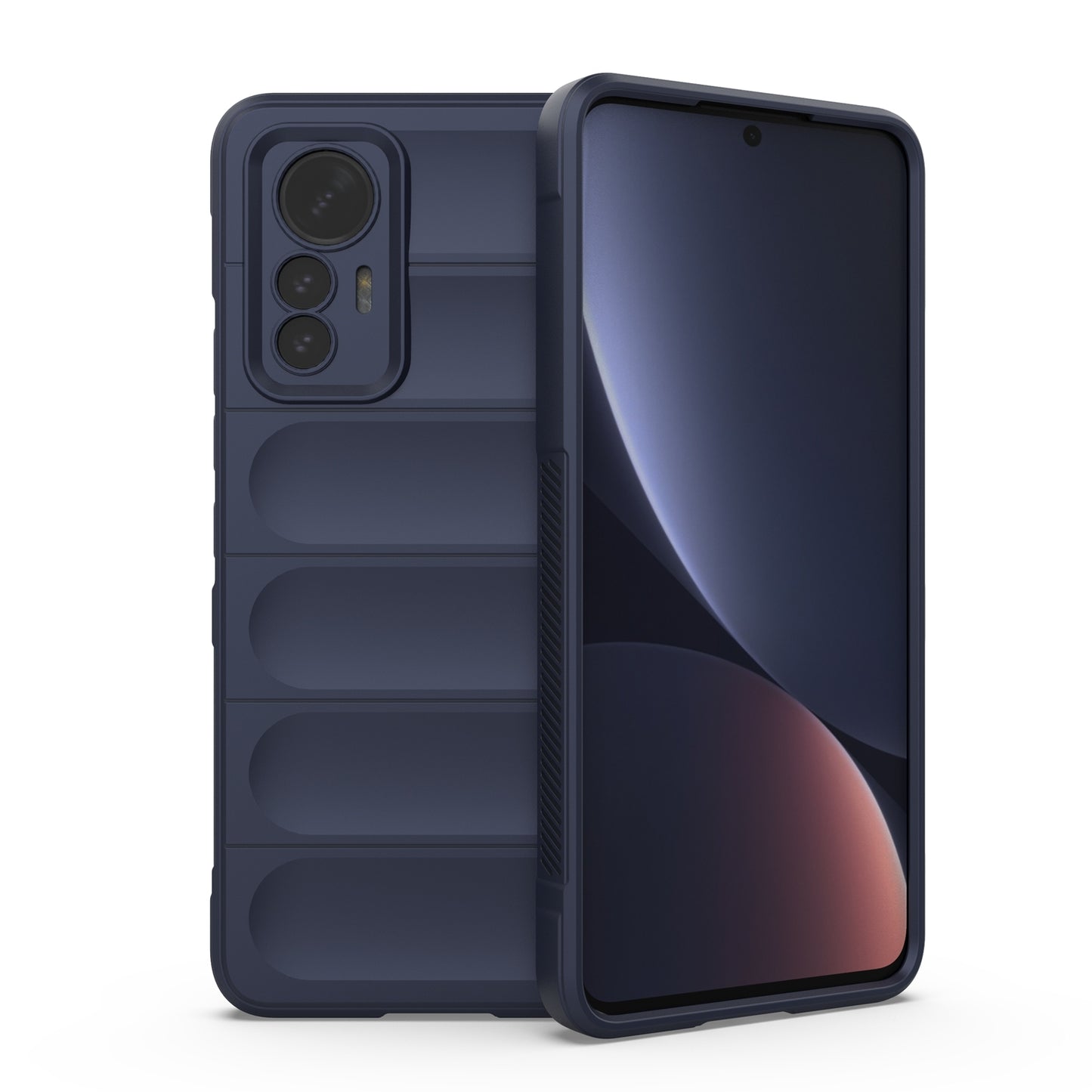 For Xiaomi 12 Lite Magic Shield TPU + Flannel Phone Case - Stylish, Durable, and Lightweight Protection