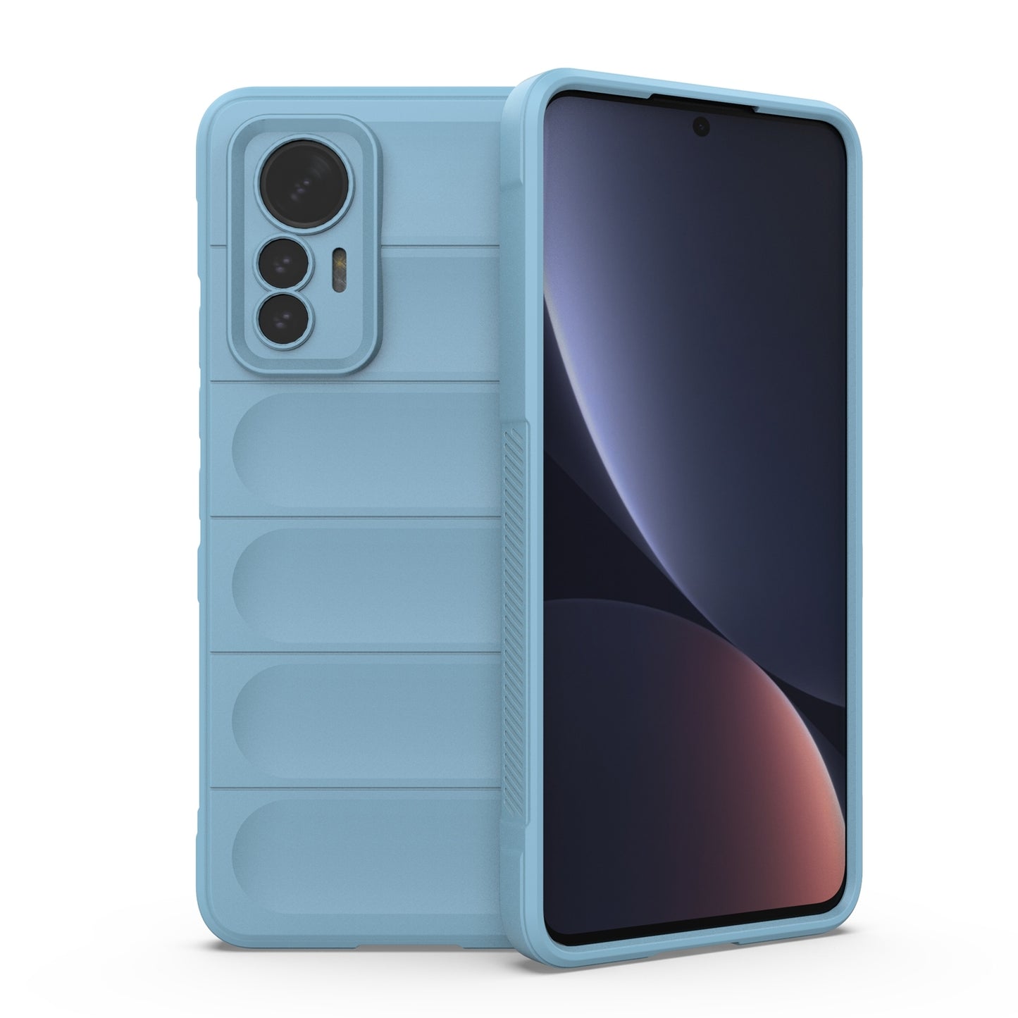 For Xiaomi 12 Lite Magic Shield TPU + Flannel Phone Case - Stylish, Durable, and Lightweight Protection
