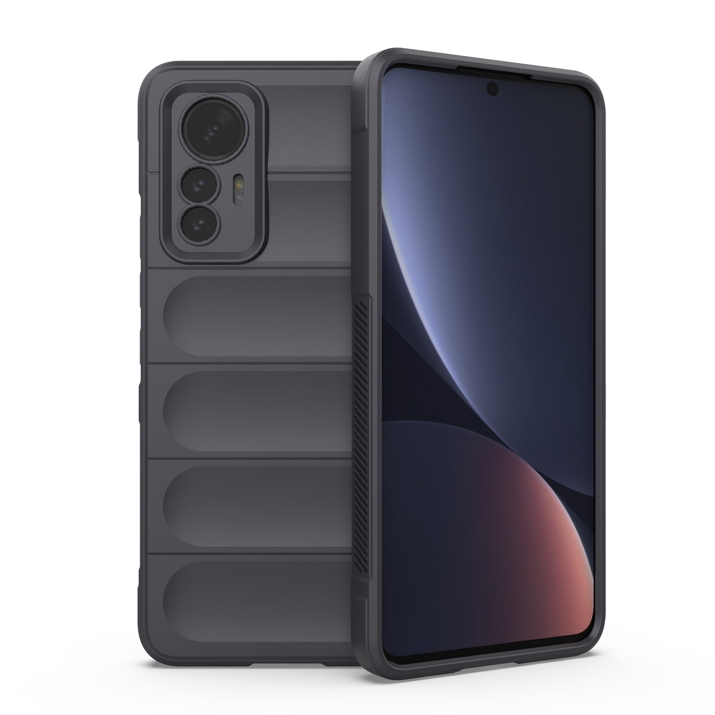 For Xiaomi 12 Lite Magic Shield TPU + Flannel Phone Case - Stylish, Durable, and Lightweight Protection